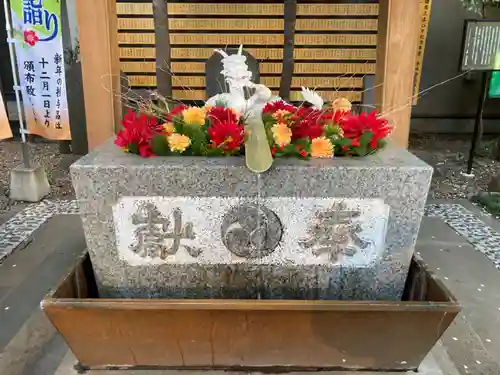田無神社の手水舎