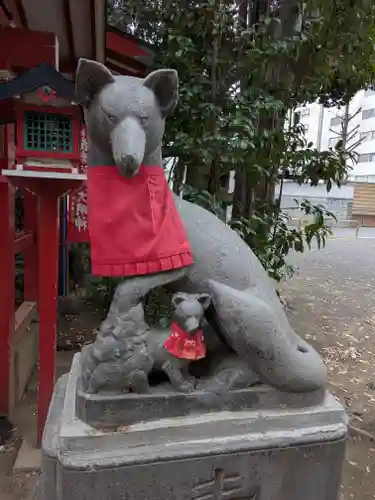 花園神社の狛犬