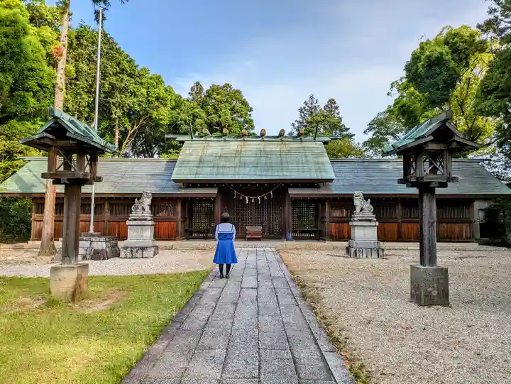 明治川神社の本殿・本堂