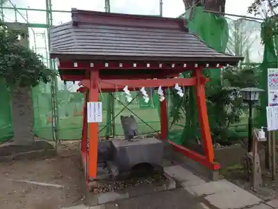 龍ケ崎八坂神社の手水舎