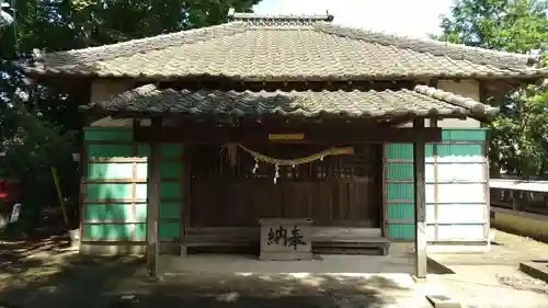 阿部神社の本殿・本堂