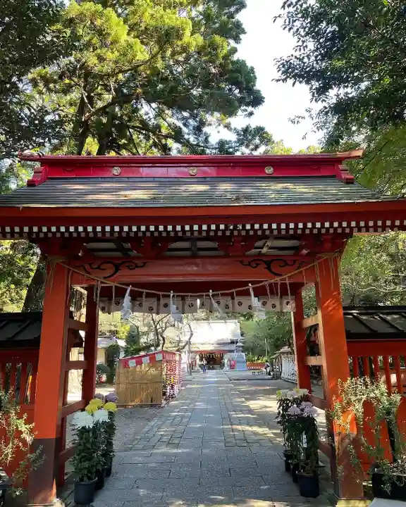 息栖神社の山門・神門