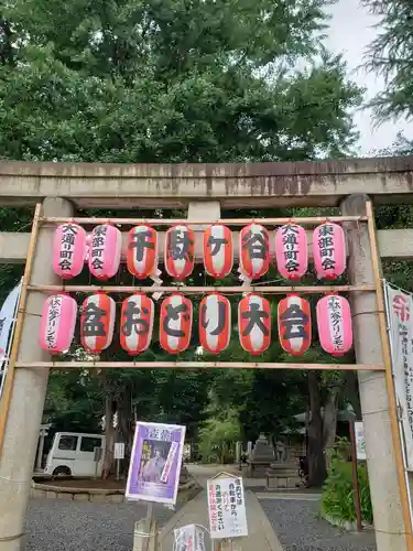 鳩森八幡神社のお祭り