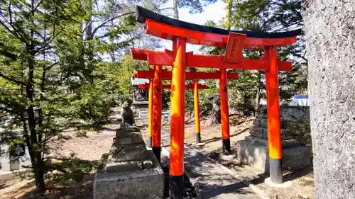 富良野神社の鳥居