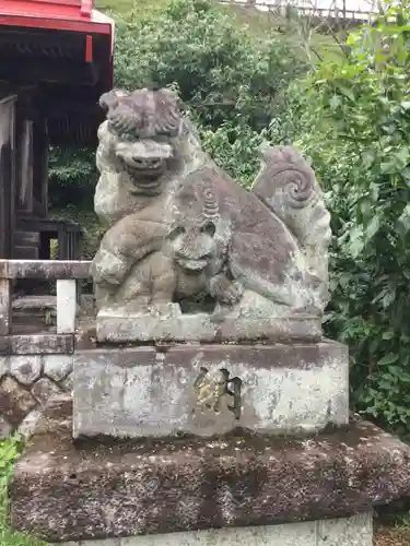 たばこ神社の狛犬