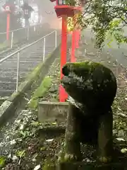 碓氷峠熊野神社の狛犬