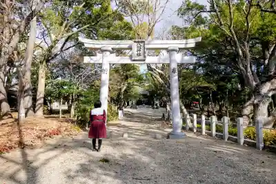 榎前八劔神社の鳥居