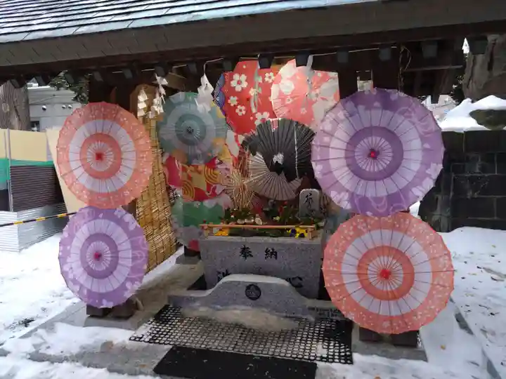 札幌諏訪神社の手水舎