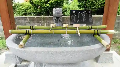 石和八幡宮(官知物部神社)の手水舎