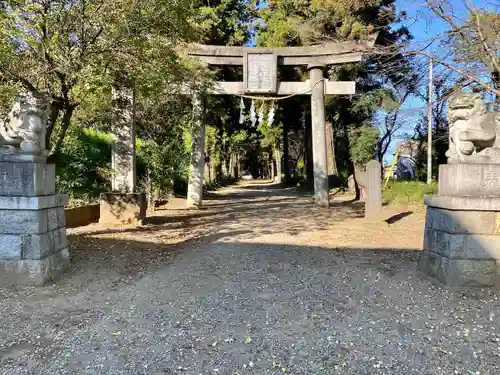 千代ケ岡八幡宮の鳥居