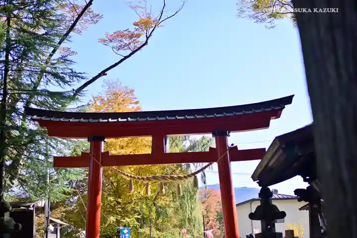 小室浅間神社の鳥居