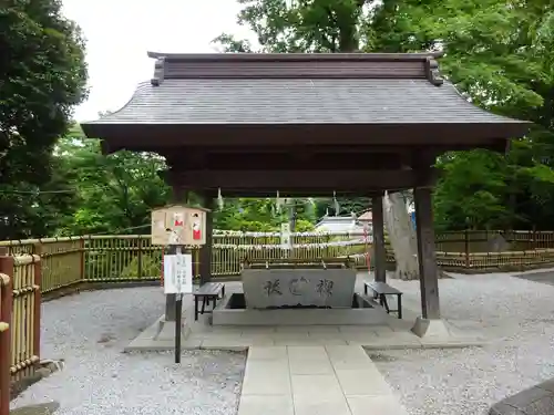 師岡熊野神社の手水舎