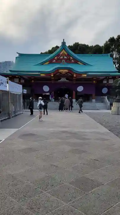 日枝神社の本殿・本堂