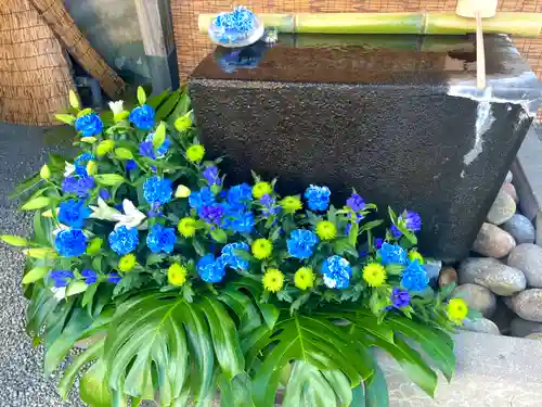 上尾御嶽神社の手水舎