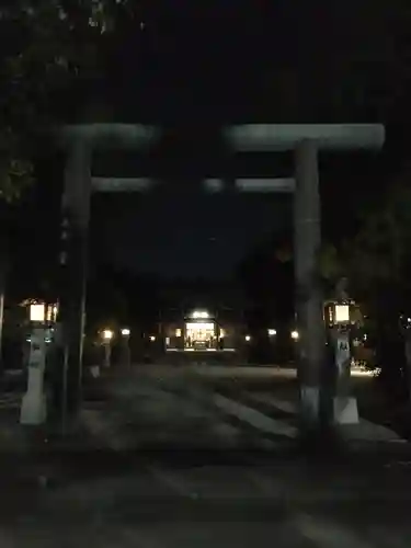 溝旗神社（肇國神社）の鳥居