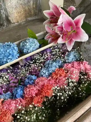 星置神社の手水