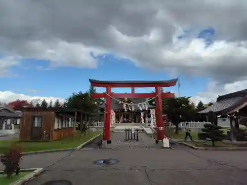 美瑛神社の鳥居