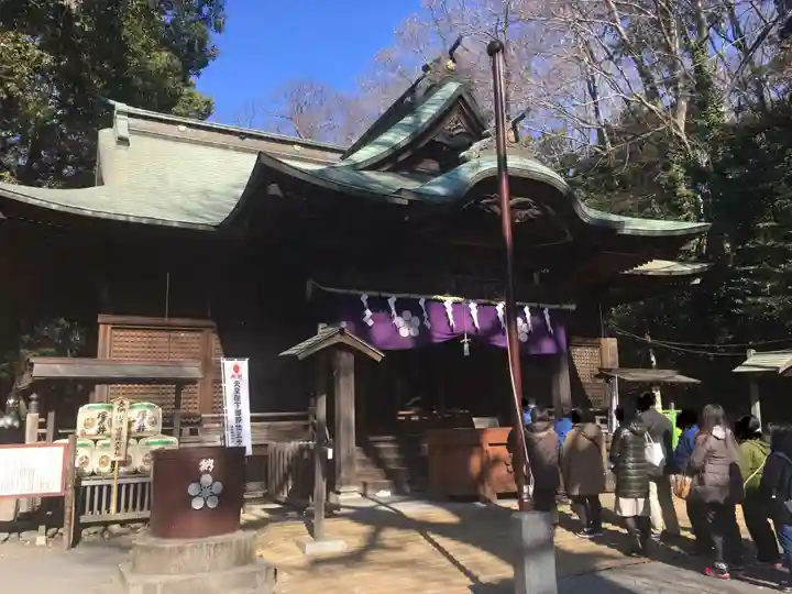 谷保天満宮の本殿・本堂