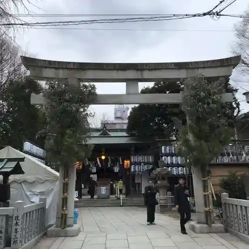下谷神社の鳥居