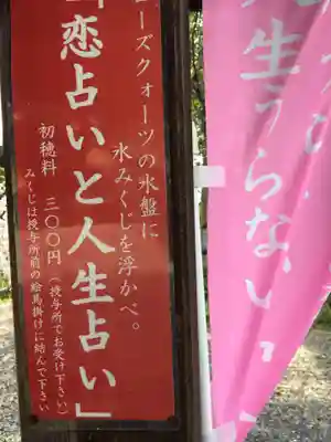 城山八幡宮のおみくじ