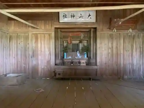 大山神社の本殿・本堂