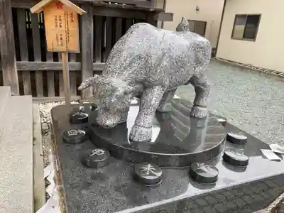 榴岡天満宮の狛犬