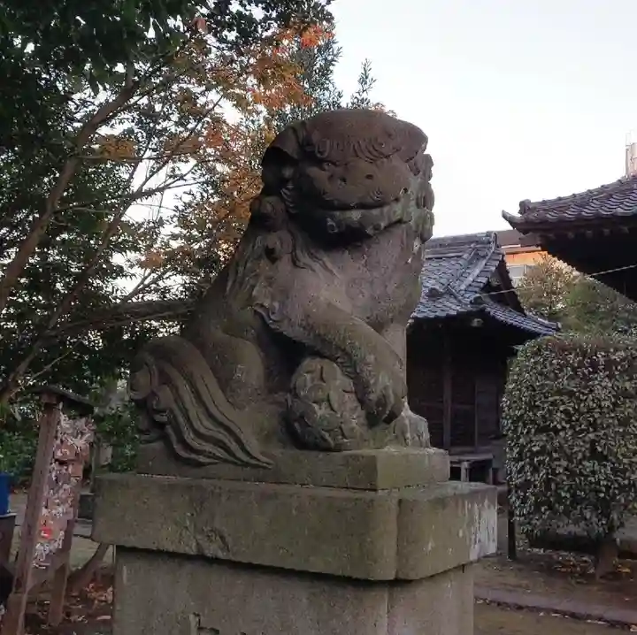 下石神井御嶽神社の狛犬