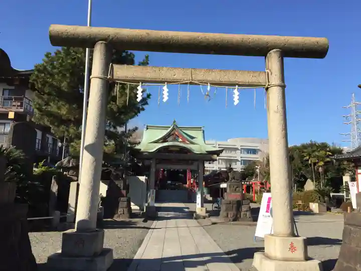 羽田神社の鳥居