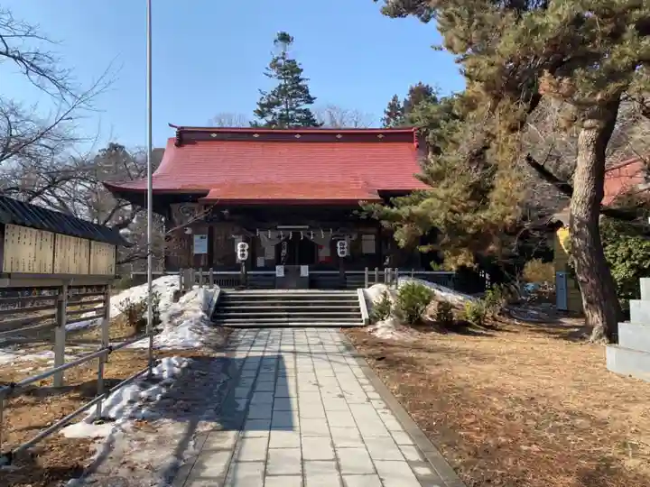 長者山新羅神社の本殿・本堂