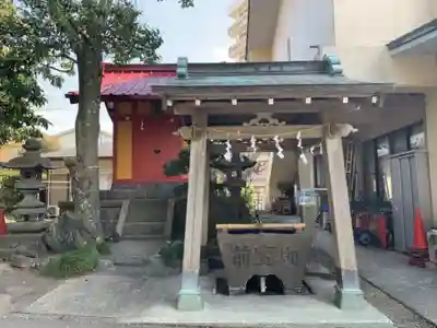 新橋浅間神社の手水舎
