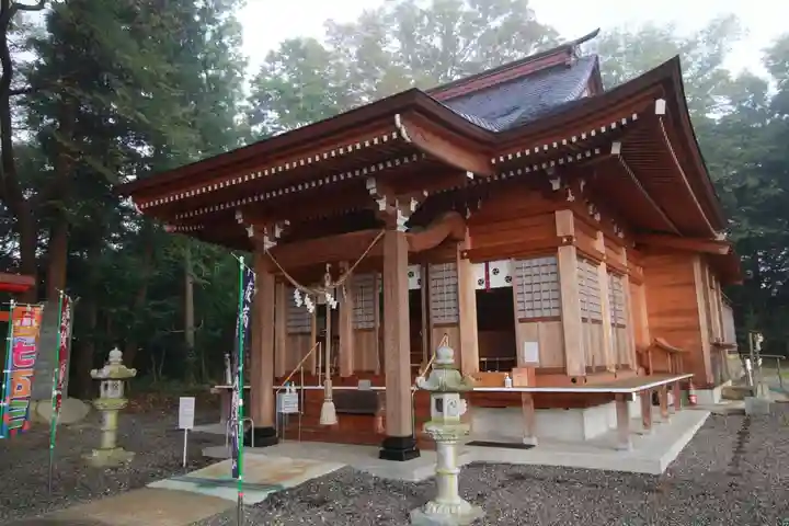 阿久津「田村神社」(郡山市阿久津町)旧社名:伊豆箱根三嶋三社の本殿・本堂