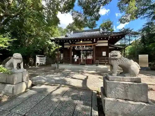 安居神社の本殿・本堂