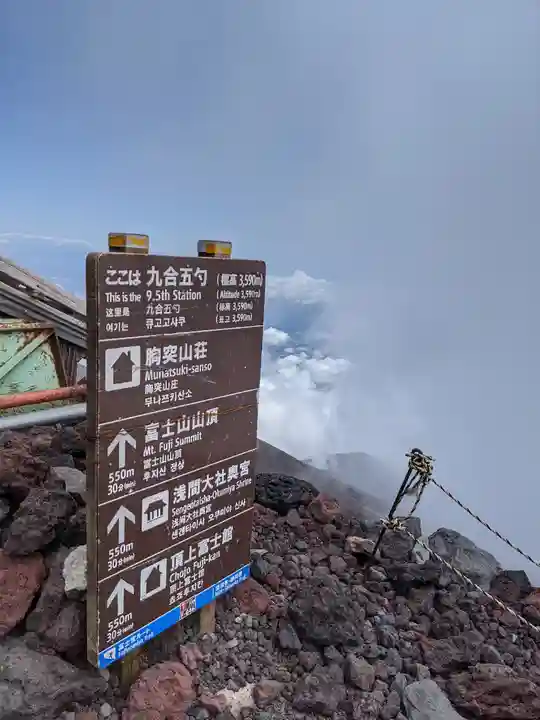 富士山頂上浅間大社奥宮(静岡県)