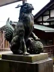 池辺杉山神社の狛犬