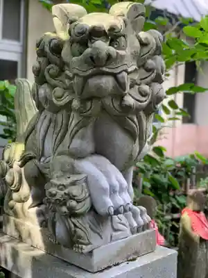 建明寺の狛犬
