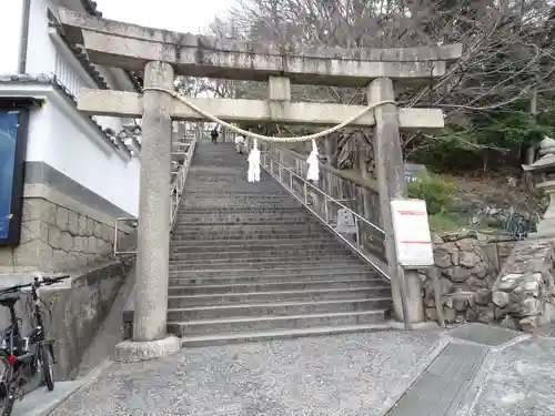 阿智神社の鳥居