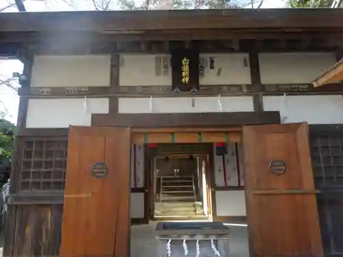 白旗神社(西御門)の本殿・本堂