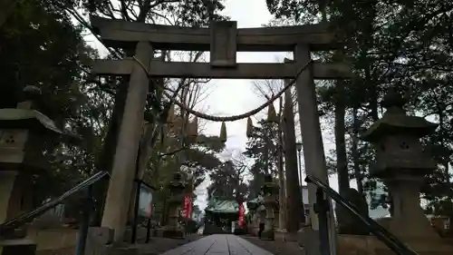 篠原八幡神社の鳥居