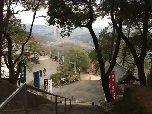 唐澤山神社の景色