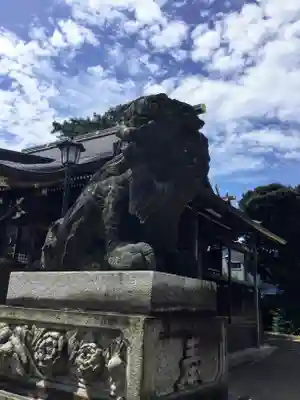 健田須賀神社の狛犬