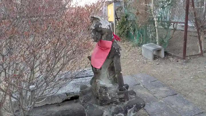 宵稲荷神社の狛犬