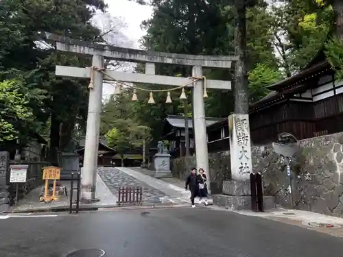 諏訪大社下社春宮の鳥居