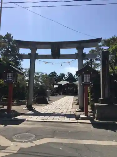 五泉八幡宮の鳥居