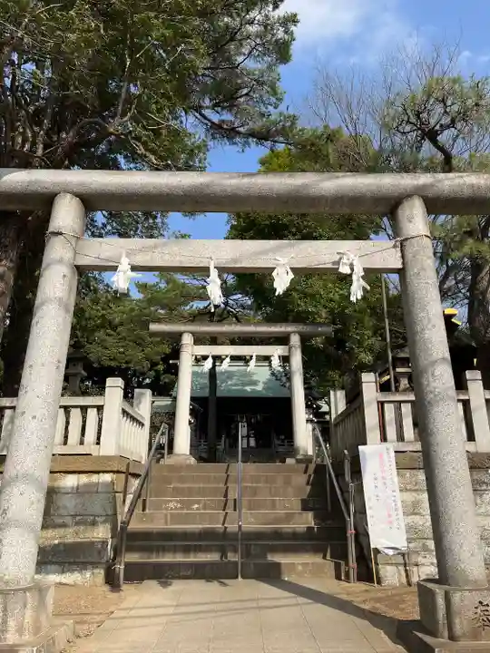 用賀神社の鳥居