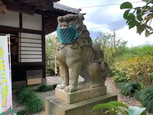 佐野原神社の狛犬