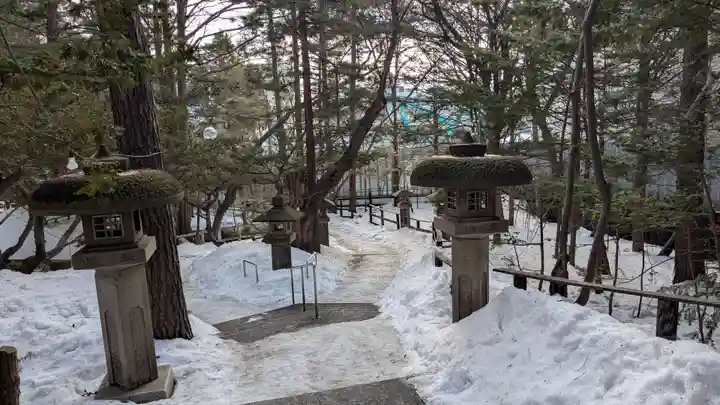 白石神社の景色