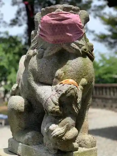 佐野原神社の狛犬