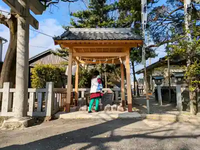 岐佐神社の手水舎