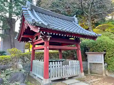 護国寺の手水舎