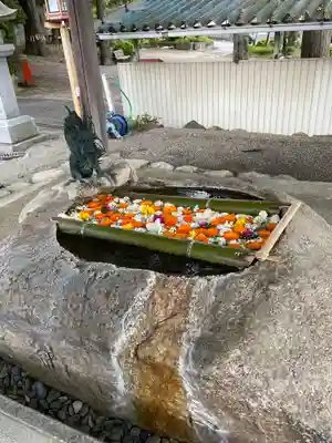 立志神社の手水舎